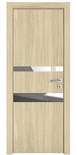 ШИ дверь DO-612 Дуб светлый/Зеркало