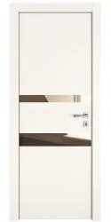 ШИ дверь DO-612 Сливки/зеркало Бронза