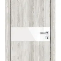 Дверь межкомнатная DO-509 Айс/стекло Белое