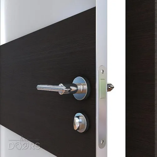 ШИ дверь DO-608 Венге горизонтальный/Снег