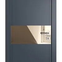 Дверь межкомнатная DO-501 Мэджик ПЭТ/зеркало Бронза