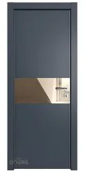 Дверь межкомнатная DO-501 Мэджик ПЭТ/зеркало Бронза