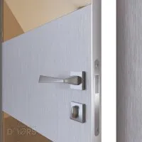 Дверь межкомнатная DO-508 Металлик/зеркало Бронза