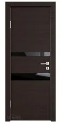 Дверь DO-512 Венге горизонтальный/стекло Черное