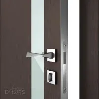 ШИ дверь DO-607 Бронза/стекло Белое