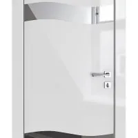 ШИ дверь DO-603 Серый глянец/Зеркало