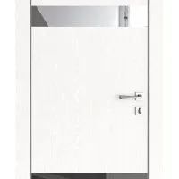 Дверь межкомнатная DO-502 Жемчуг/Зеркало