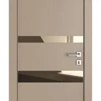 ШИ дверь DO-612 Латте софт/зеркало Бронза