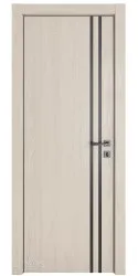 ШИ дверь DG-606 Ясень капучино/молдинг черный