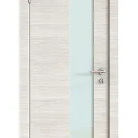ШИ дверь DO-604 Ива светлая/стекло Белое