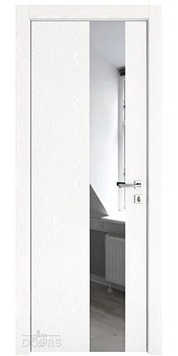 Дверь межкомнатная DO-504 Жемчуг/Зеркало