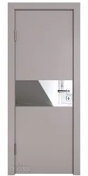 ШИ дверь DO-601 Серый бархат/Зеркало