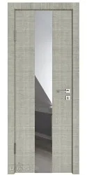 Дверь межкомнатная DO-510 Серый дуб/Зеркало
