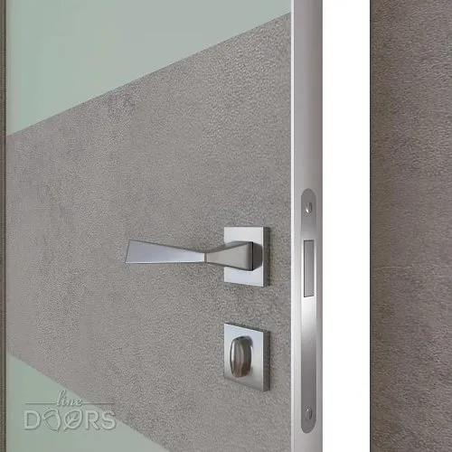 ШИ дверь DO-608 Бетон светлый/Снег