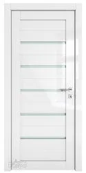 Дверь межкомнатная Ц-ДО-Т4 Белый глянец/Белое