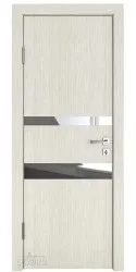 ШИ дверь DO-612 Белая лиственница/Зеркало