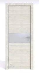 Дверь межкомнатная DO-501/1 Ива светлая/Снег Скидка 50 %!