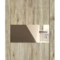 ШИ дверь DO-601 Рустик натуральный/зеркало Бронза