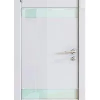 ШИ дверь DO-602 Белый глянец/стекло Белое