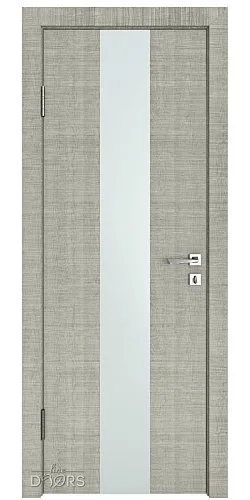 ШИ дверь DO-610 Серый дуб/Снег
