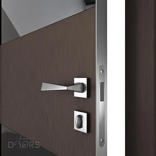 ШИ дверь DO-608 Бронза/стекло Черное