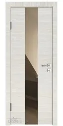 ШИ дверь DO-610 Ива светлая/зеркало Бронза