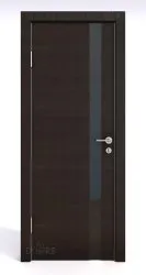 Дверь DO-507 Венге горизонтальный/стекло Черное