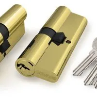 Цилиндровый Fuaro (Фуаро) механизм (100 ZA/60) 1000ZAKey60(25+10+25) PB латунь 5Key