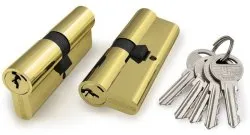 Цилиндровый Fuaro (Фуаро) механизм (100 ZA/60) 1000ZAKey60(25+10+25) PB латунь 5Key