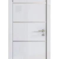 Дверь межкомнатная ДГ-505 Белый глянец