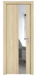Дверь межкомнатная DO-504 Дуб светлый/Зеркало