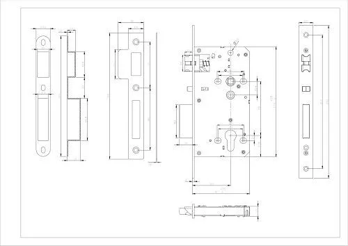 Электронный гостиничный замок HSU-9937-S