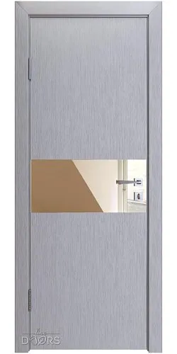 Дверь межкомнатная DO-501 Металлик/зеркало Бронза