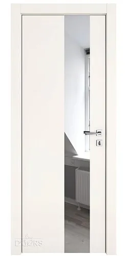 Дверь межкомнатная DO-504 Сливки/Зеркало