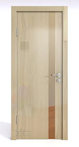 Дверь DO-507 Анегри светлый/зеркало Бронза Скидка 50 %!