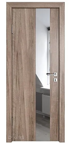 ШИ дверь DO-604 Орех седой светлый/Зеркало