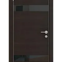 Дверь DO-502 Венге горизонт/стекло Черное Скидка 50 %!