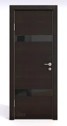 Дверь DO-502 Венге горизонт/стекло Черное Скидка 50 %!