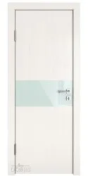ШИ дверь DO-601 Белый ясень/стекло Белое