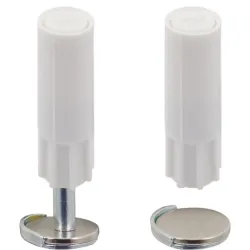 Дверной ограничитель магнитный скрытый серый VERUM MOD 1