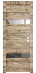 Дверь межкомнатная DO-502 Лофт светлый/Зеркало