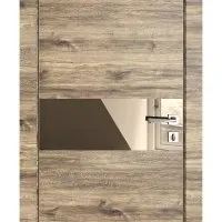 ШИ дверь DO-609 Лофт светлый/зеркало Бронза