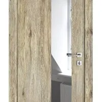 ШИ дверь DO-604 Рустик натуральный/Зеркало