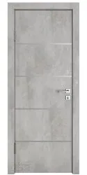 Дверь межкомнатная DG-505 Бетон светлый