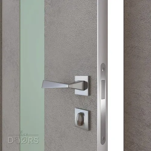 Дверь межкомнатная DO-510 Бетон светлый/Снег