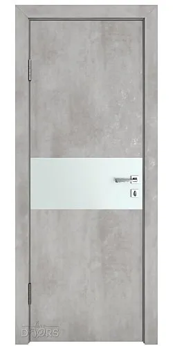 ШИ дверь DO-601 Бетон светлый/Снег