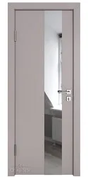 ШИ дверь DO-604 Серый бархат/Зеркало