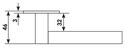 Дверная ручка NC-1-S CSA/CRO