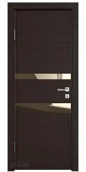 ШИ дверь DO-612 Венге горизонтальный/зеркало Бронза