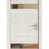 ШИ дверь DO-602 Ива светлая/зеркало Бронза